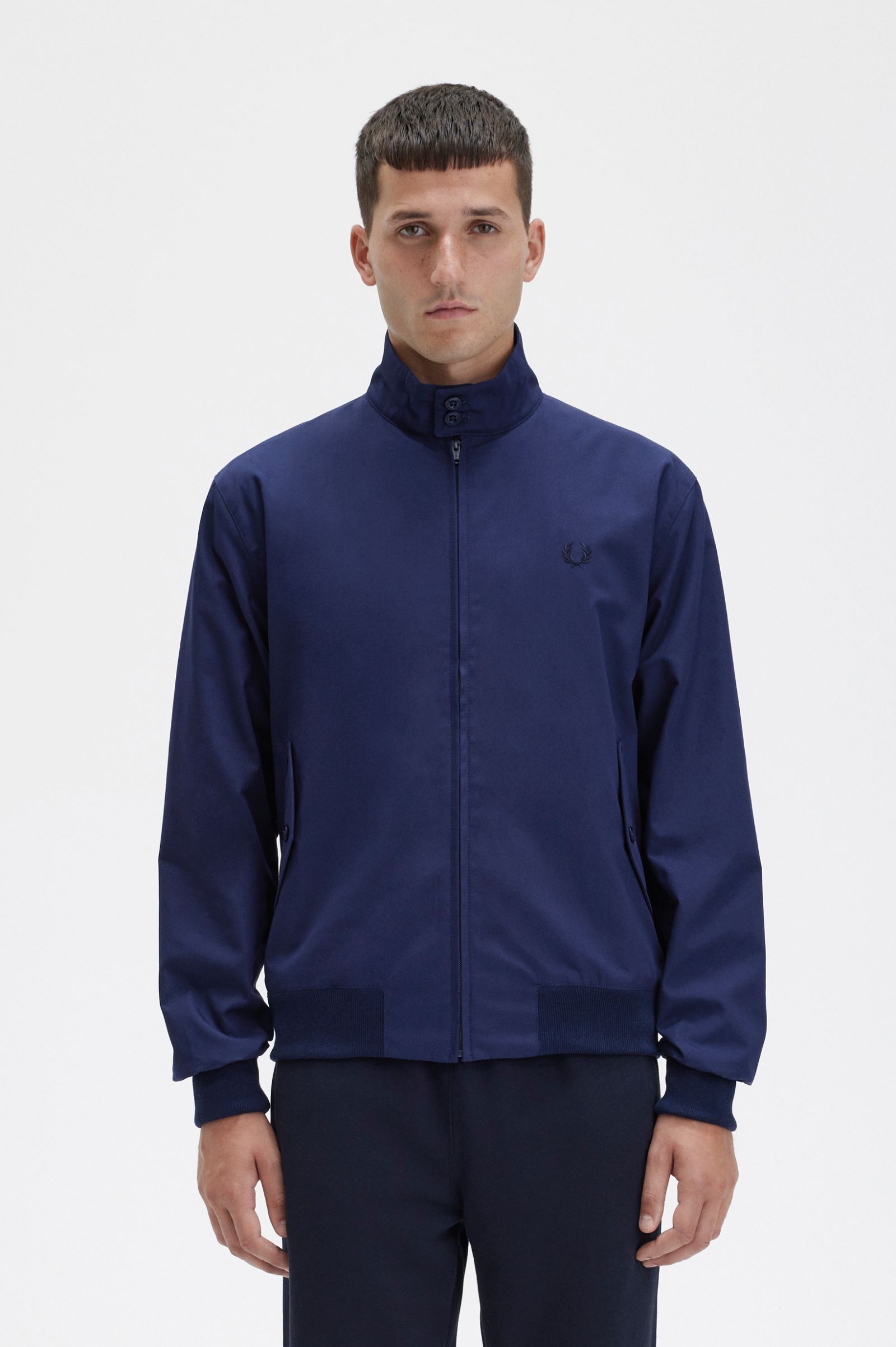 Treble vermomming Maak los Harrington Jacket - Navy | Made In England | Men's Jackets, Shirts &  T-shirts, Made In England Forever | Fred Perry US