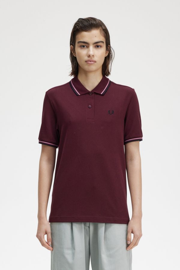 Chemise/tee-shirt Femme FRED PERRY - Modèle Donna, Taille L - Vert Et Blanc - Occasion Très Bon état