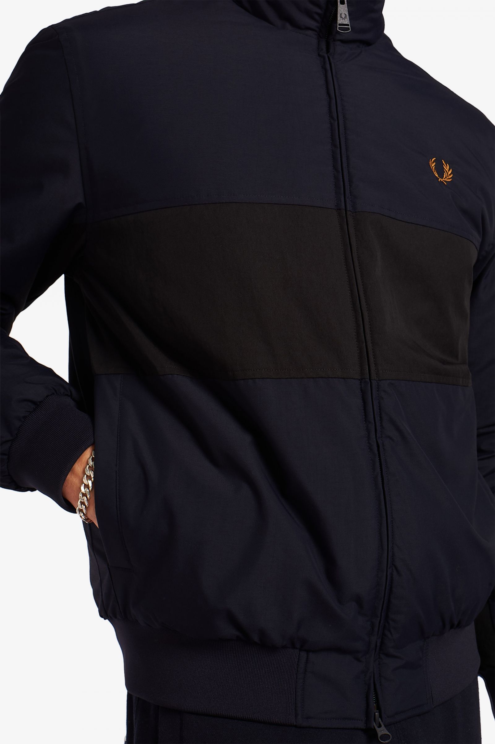 fred perry colour block brentham jacket