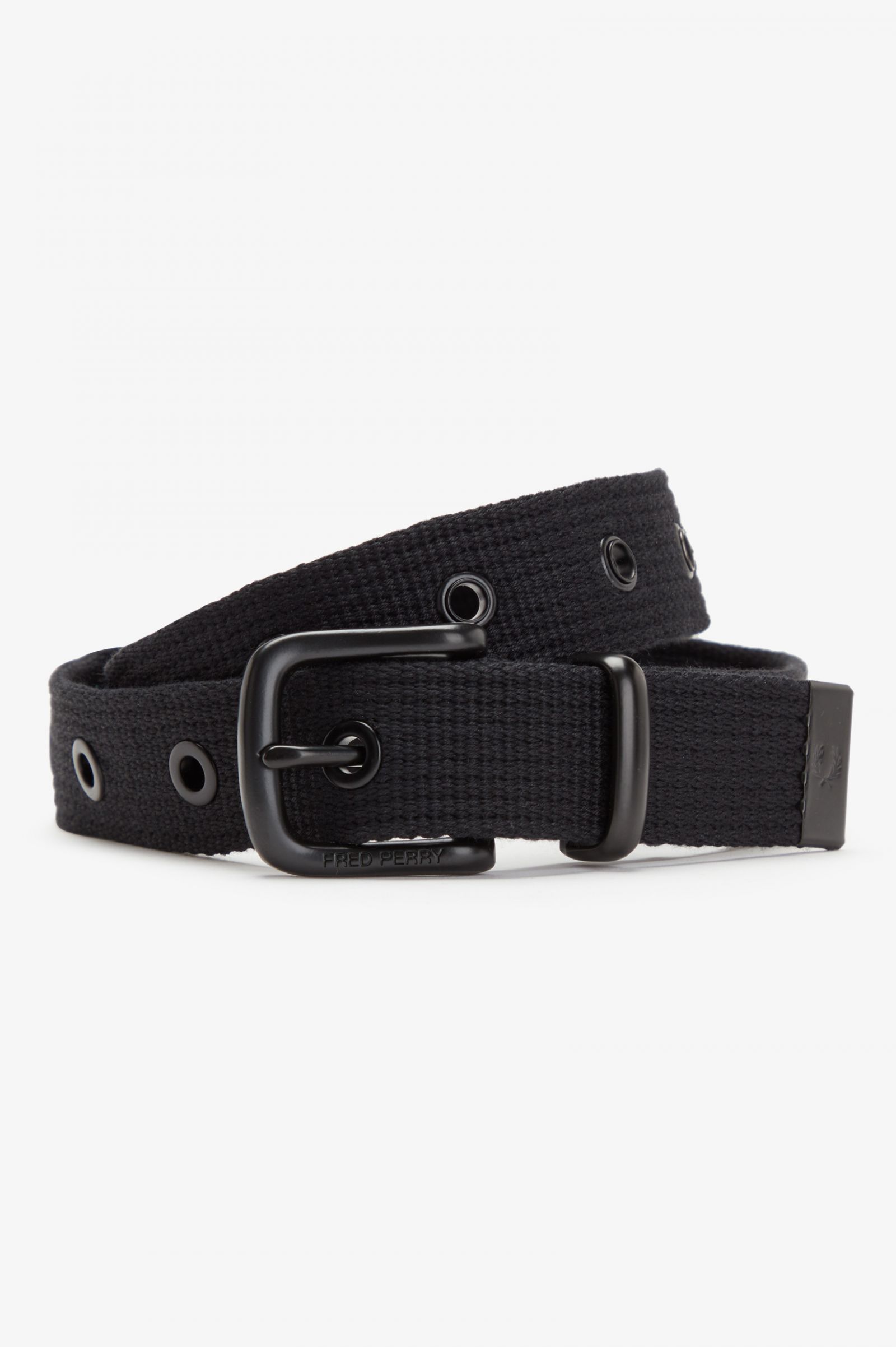 Webbing Eyelet Belt - Black | Men's Accessories | Hats, Leather Wallets ...