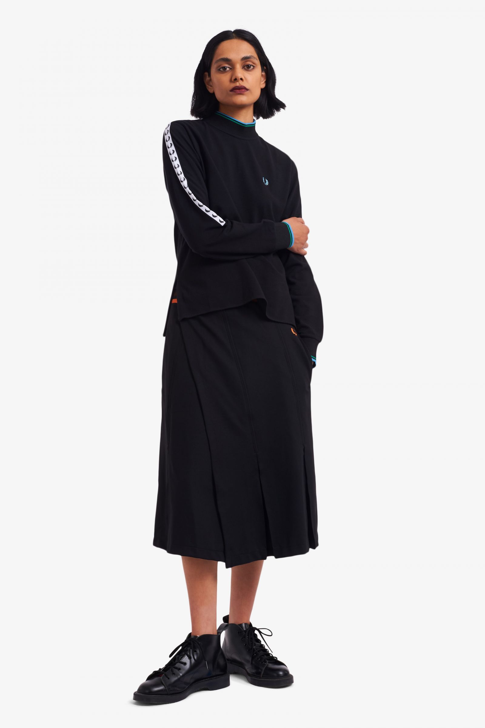 fred perry turtleneck t shirt