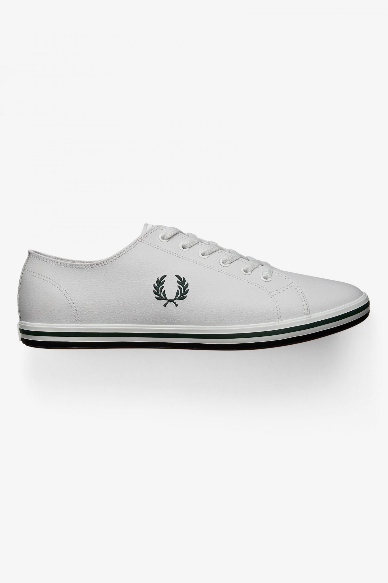 fred perry kingston leather black
