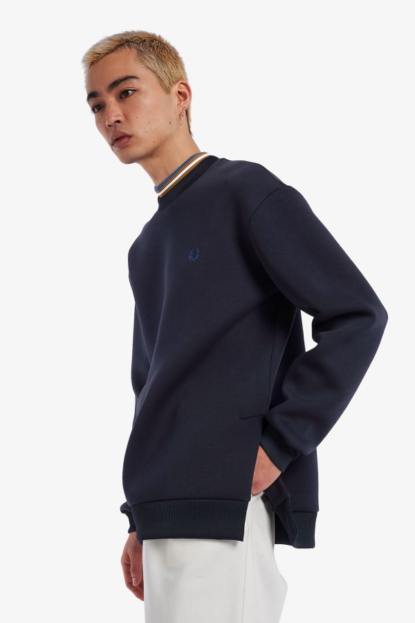 Knitted Rib Sweatshirt