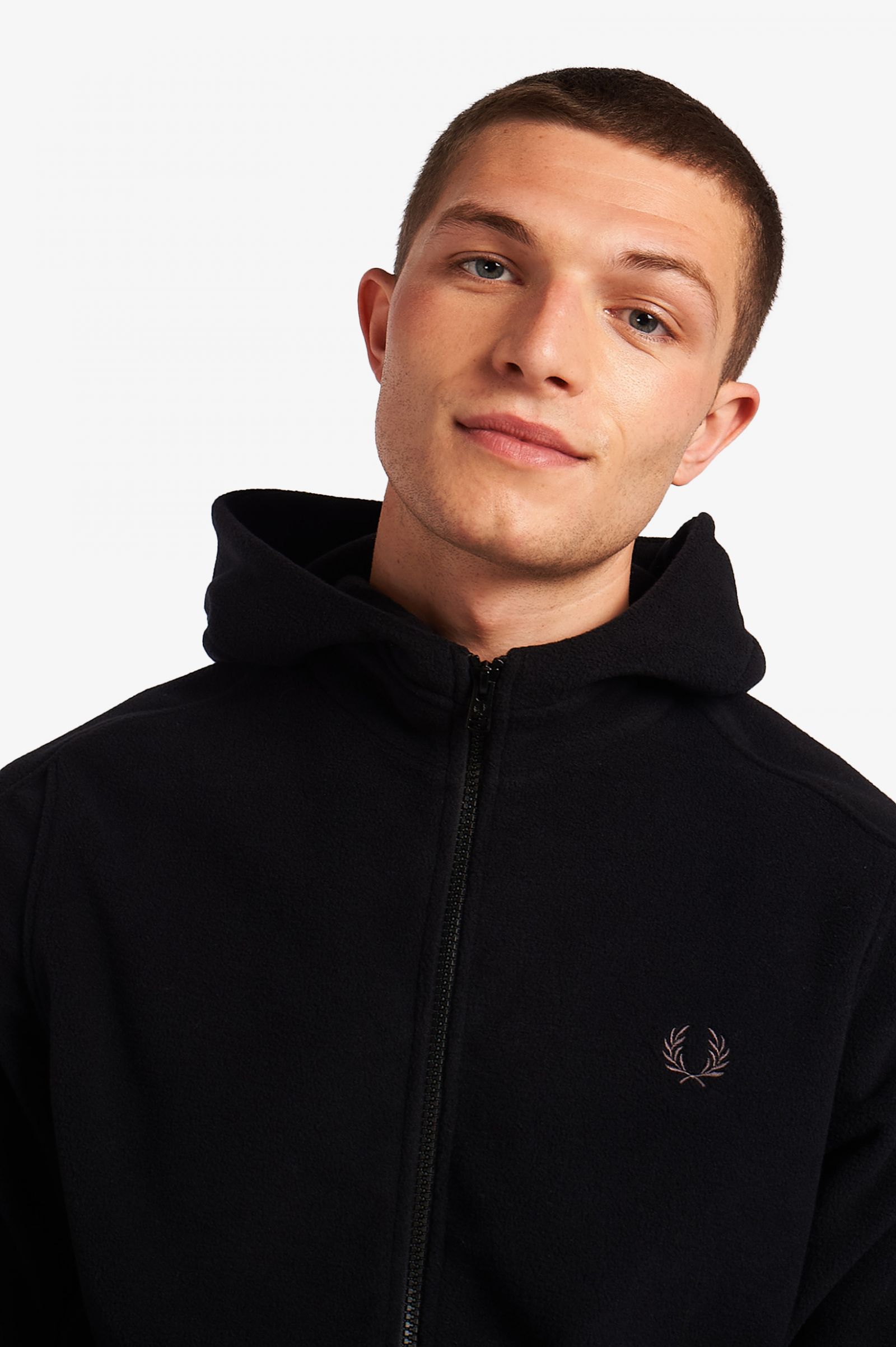 fred perry fleece jacket