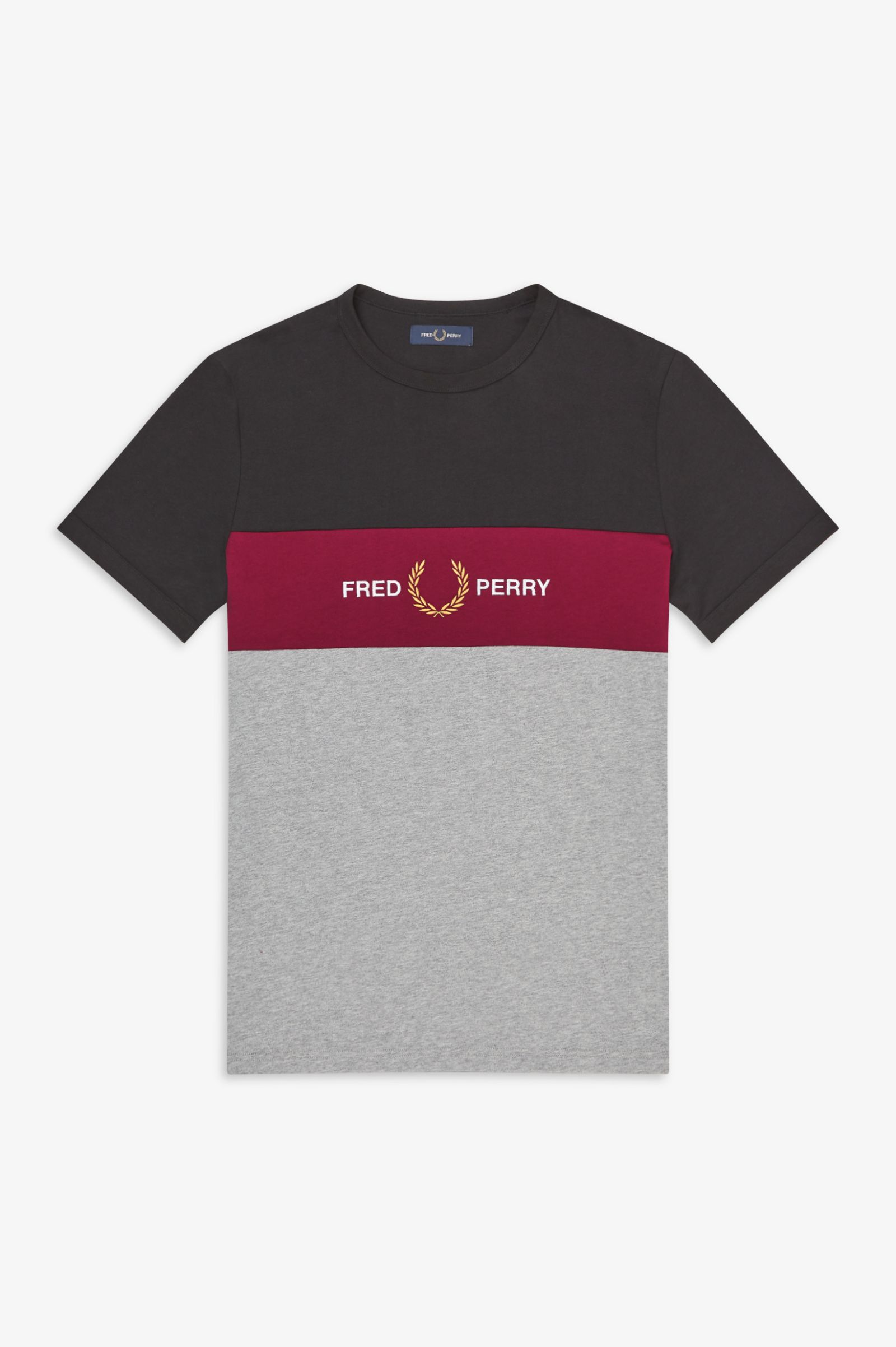 Fred Perry Central Panel Crew Sweatshirt 2024 www.favors