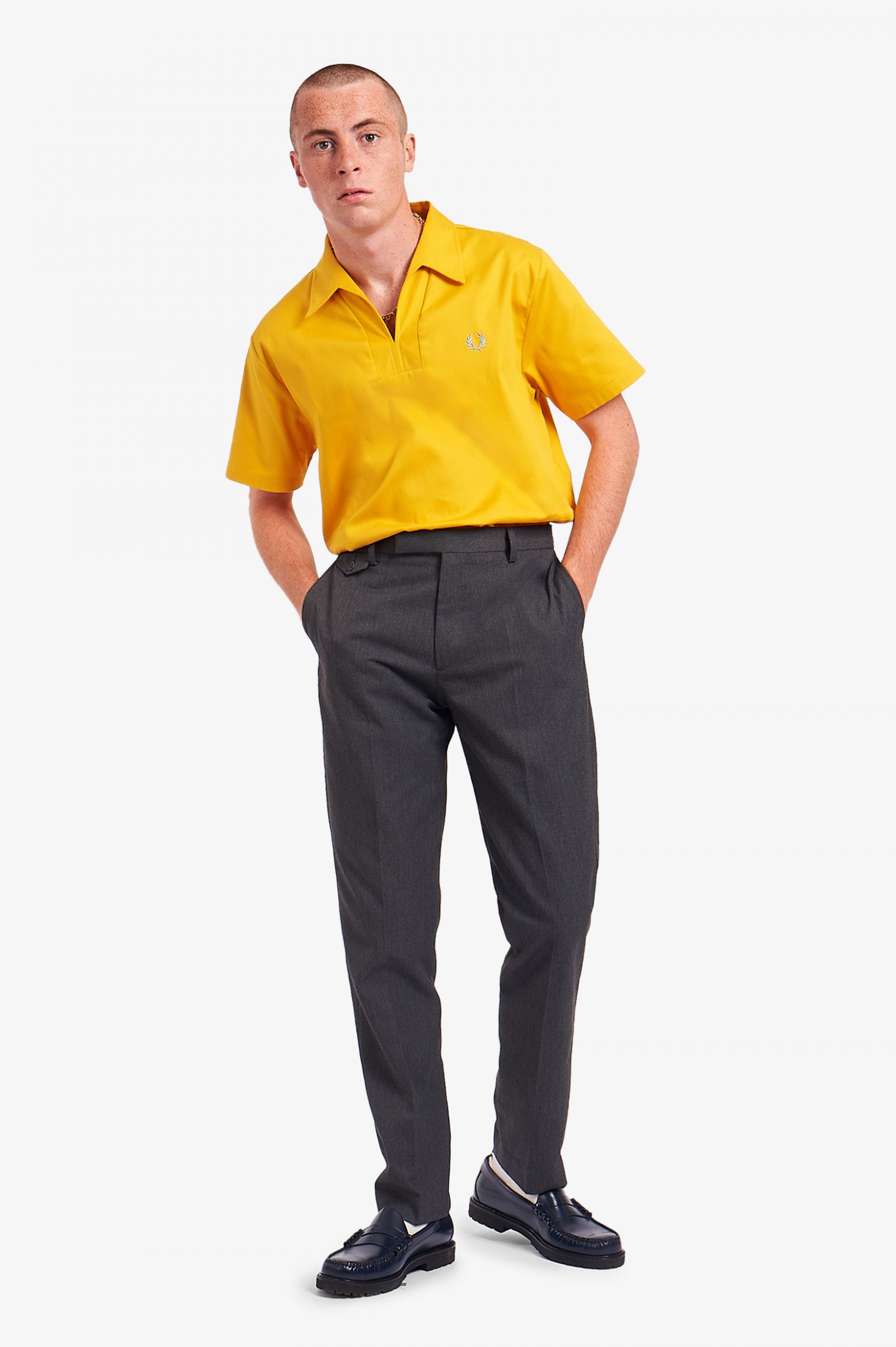 fred perry pique shirt
