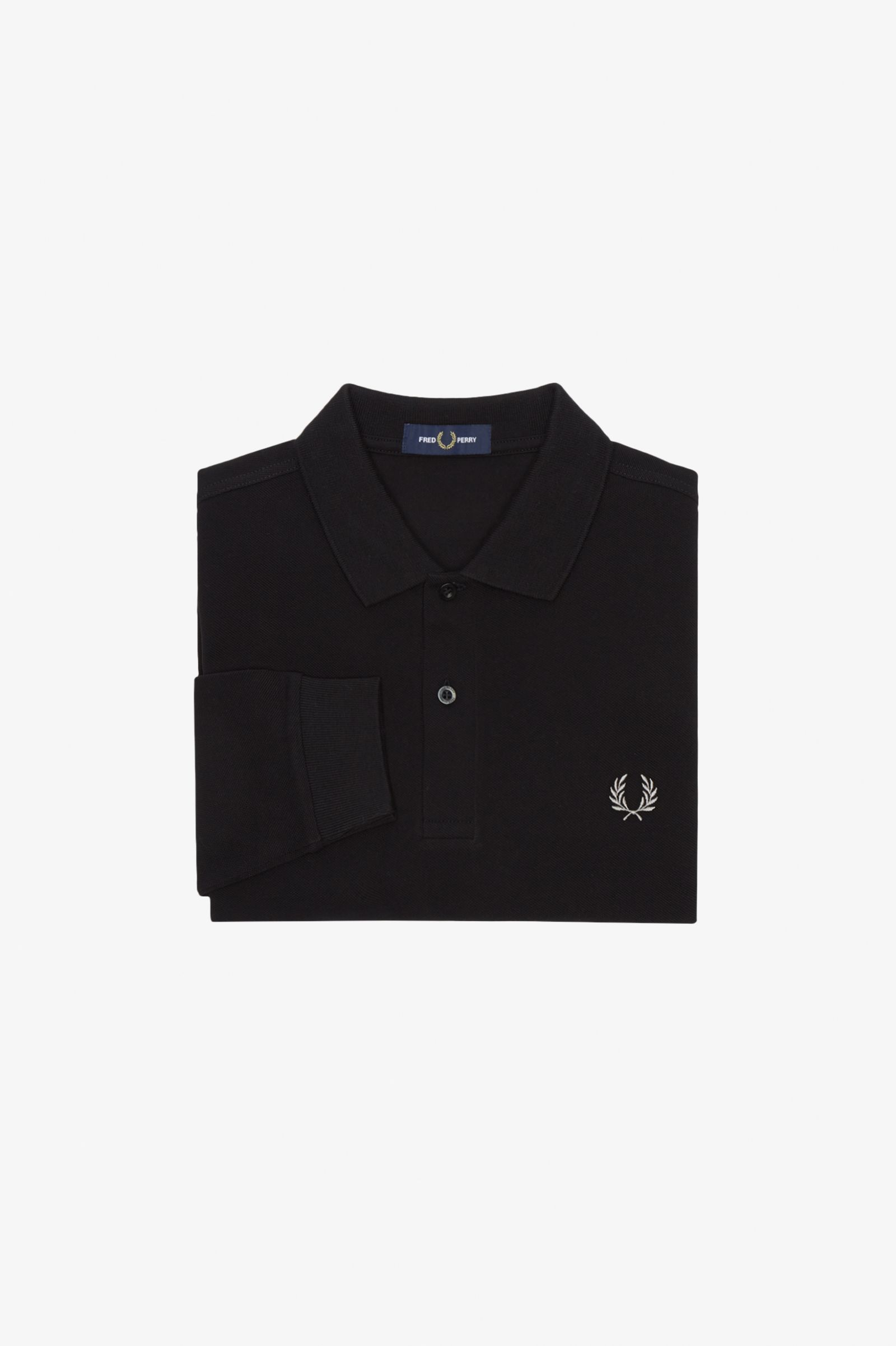 M6006 - Black / Chrome | The Fred Perry Shirt | Men's Short & Long ...
