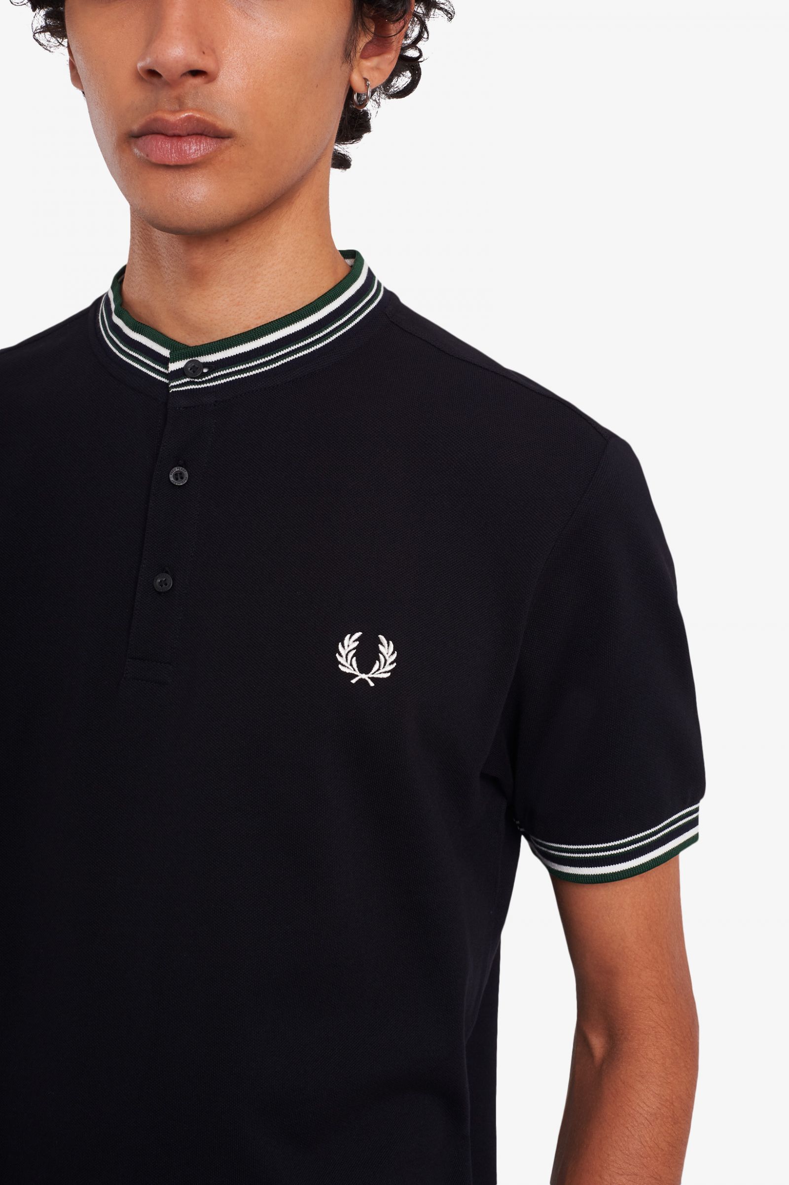 fred perry collar t shirt