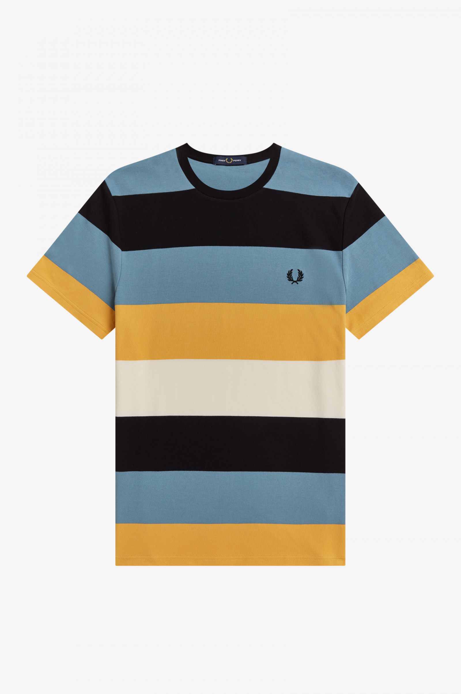 Bold Stripe T-Shirt - Ash Blue | Men's 