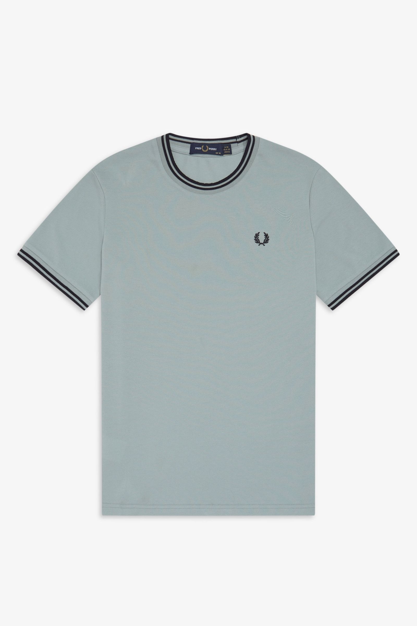 fred perry twin tipped t shirt blue
