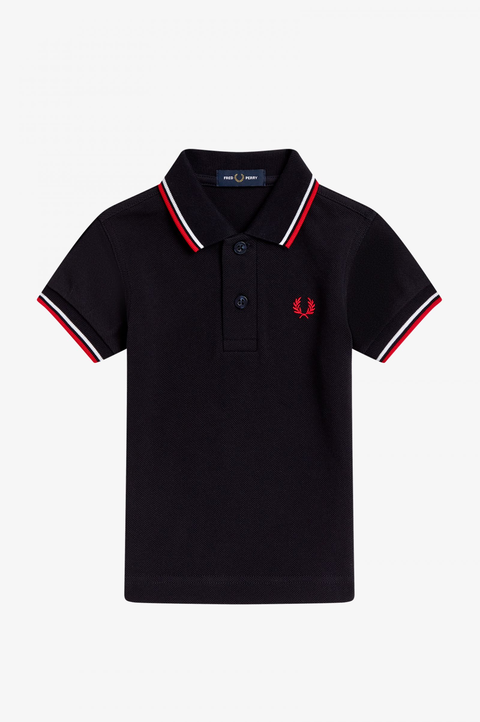 gijzelaar aanpassen verf My First Fred Perry Shirt - Navy / White / Red | Kids | Children's Polo  Shirts & Kids Designer Clothes | Fred Perry UK
