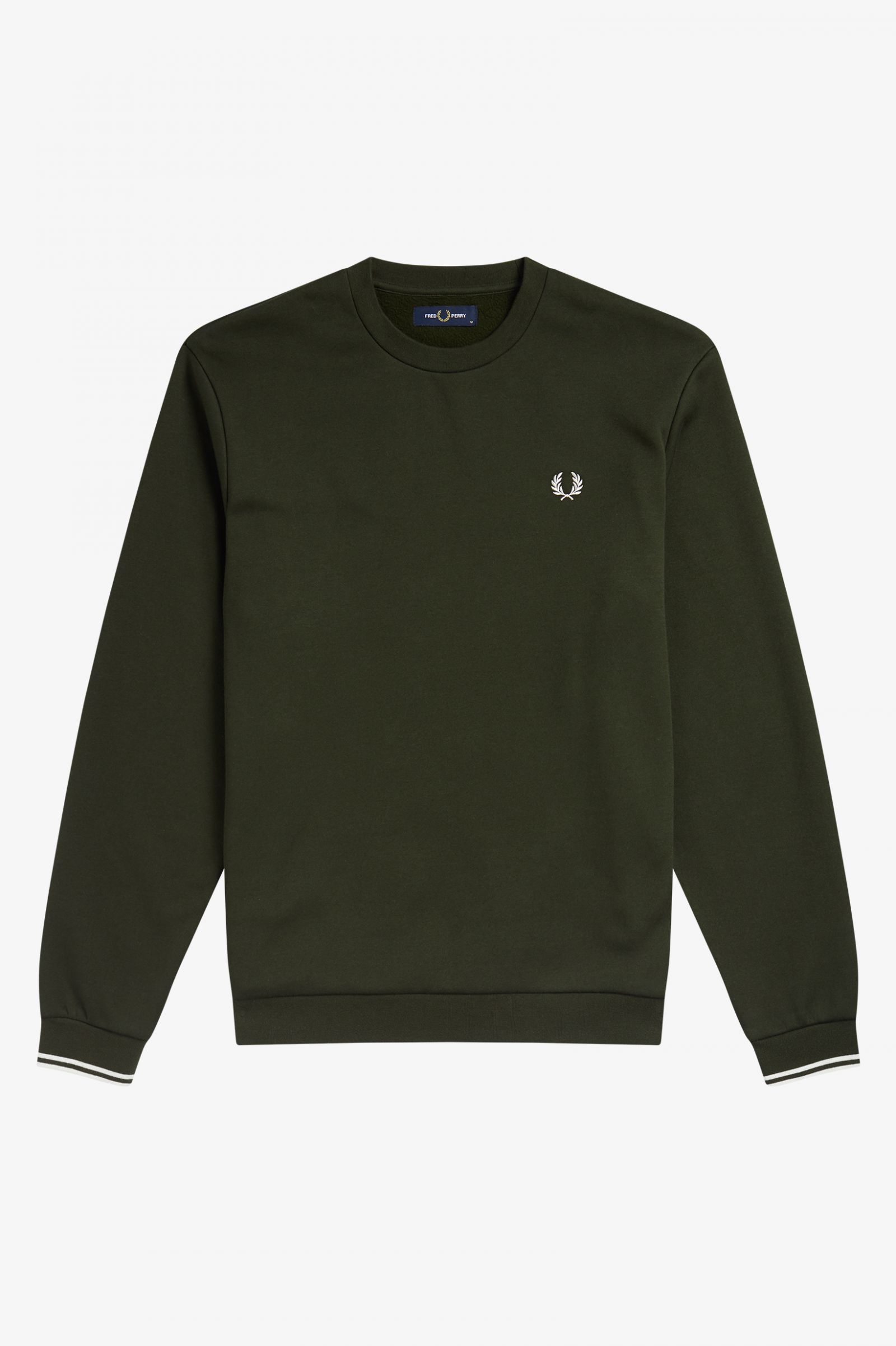 fred perry sweater green