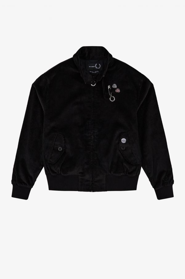 Blouson zippée en velours côtelé épais