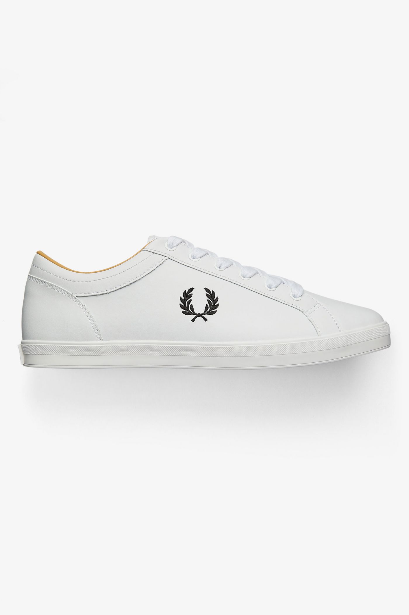 fred perry baseline trainers black