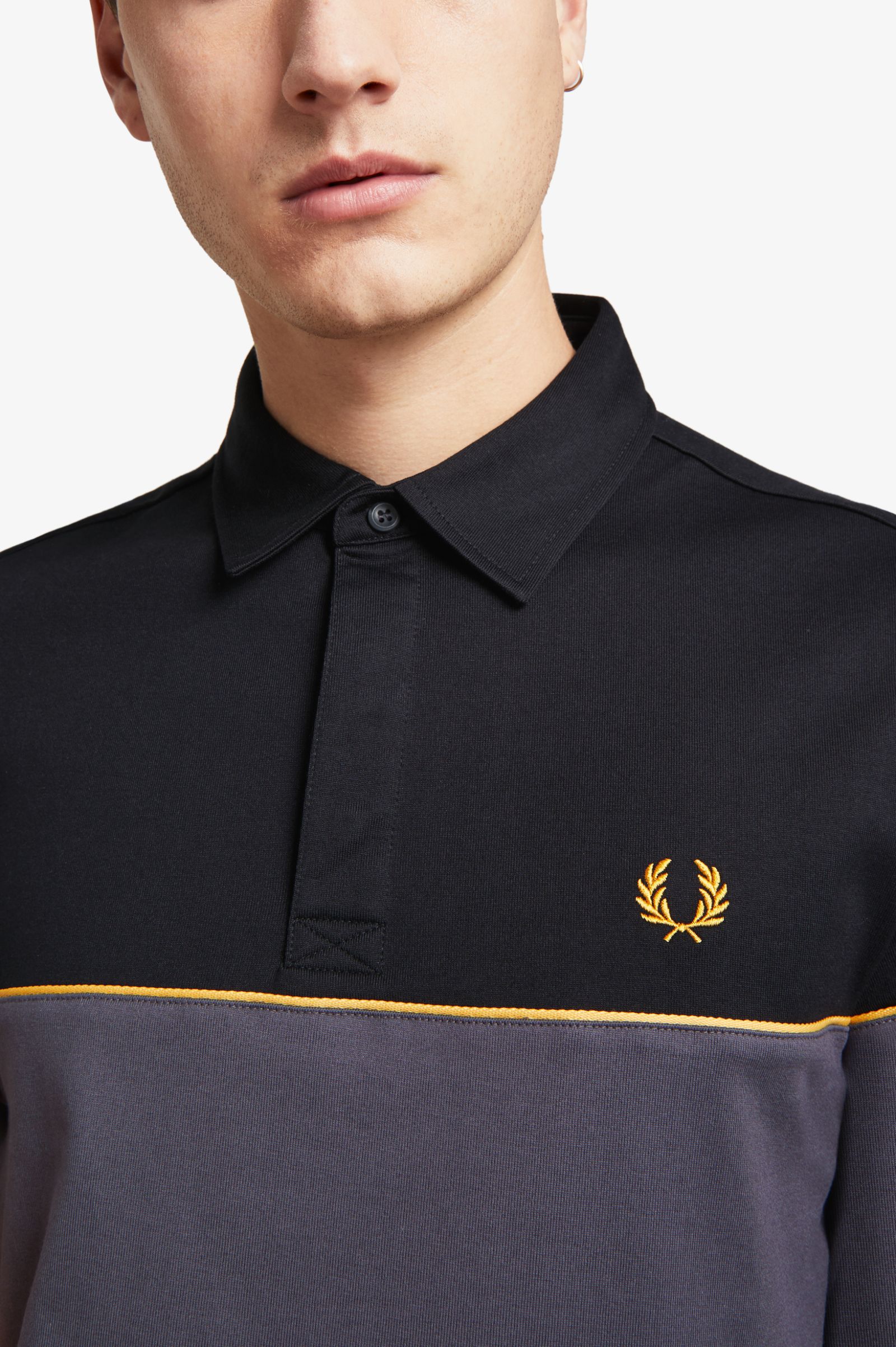 fred perry polo shirt long sleeve