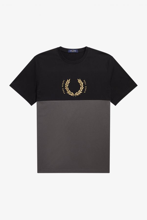 Circle Branding Colour Block T-Shirt