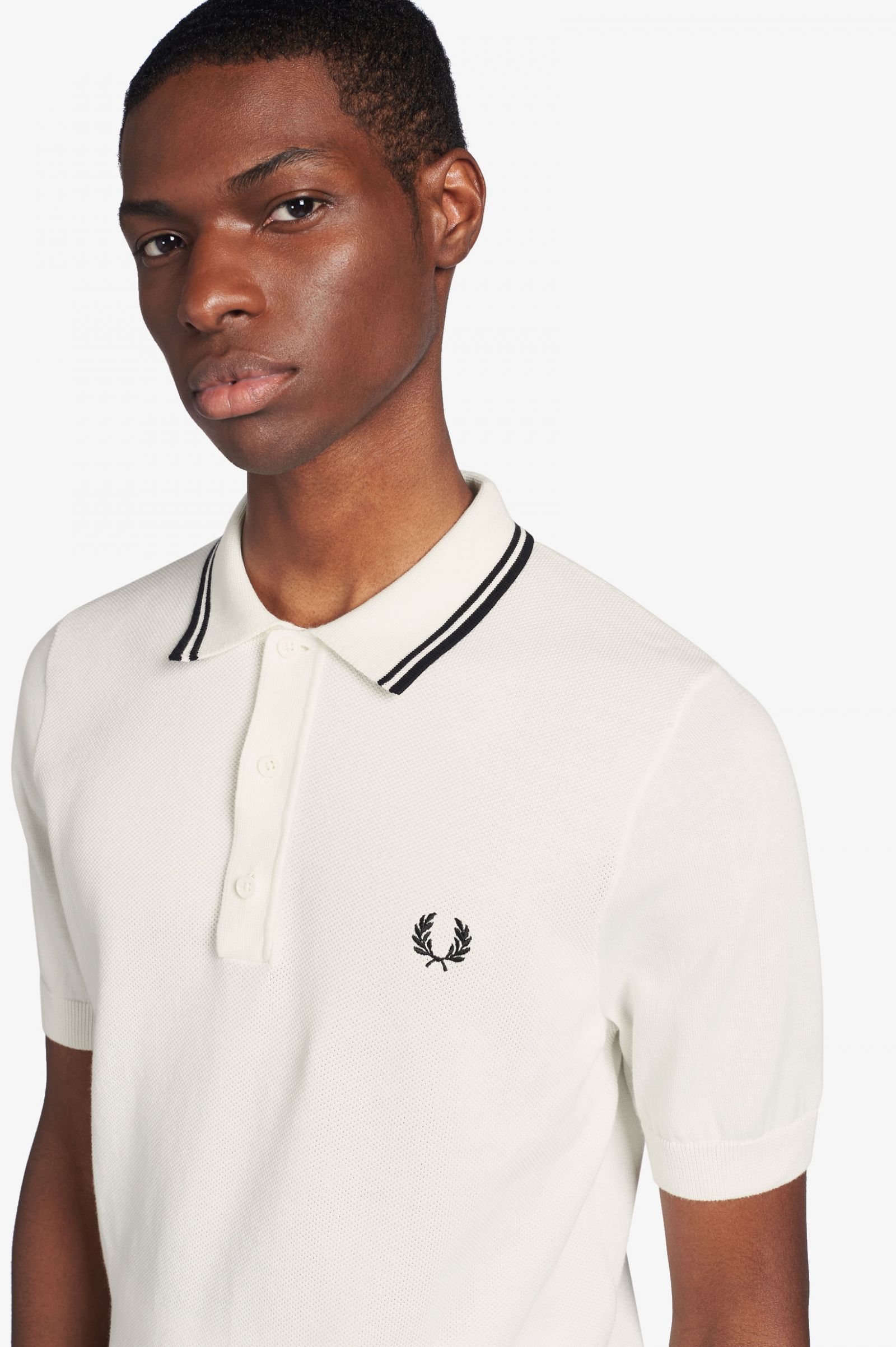 polo fred perry blanc