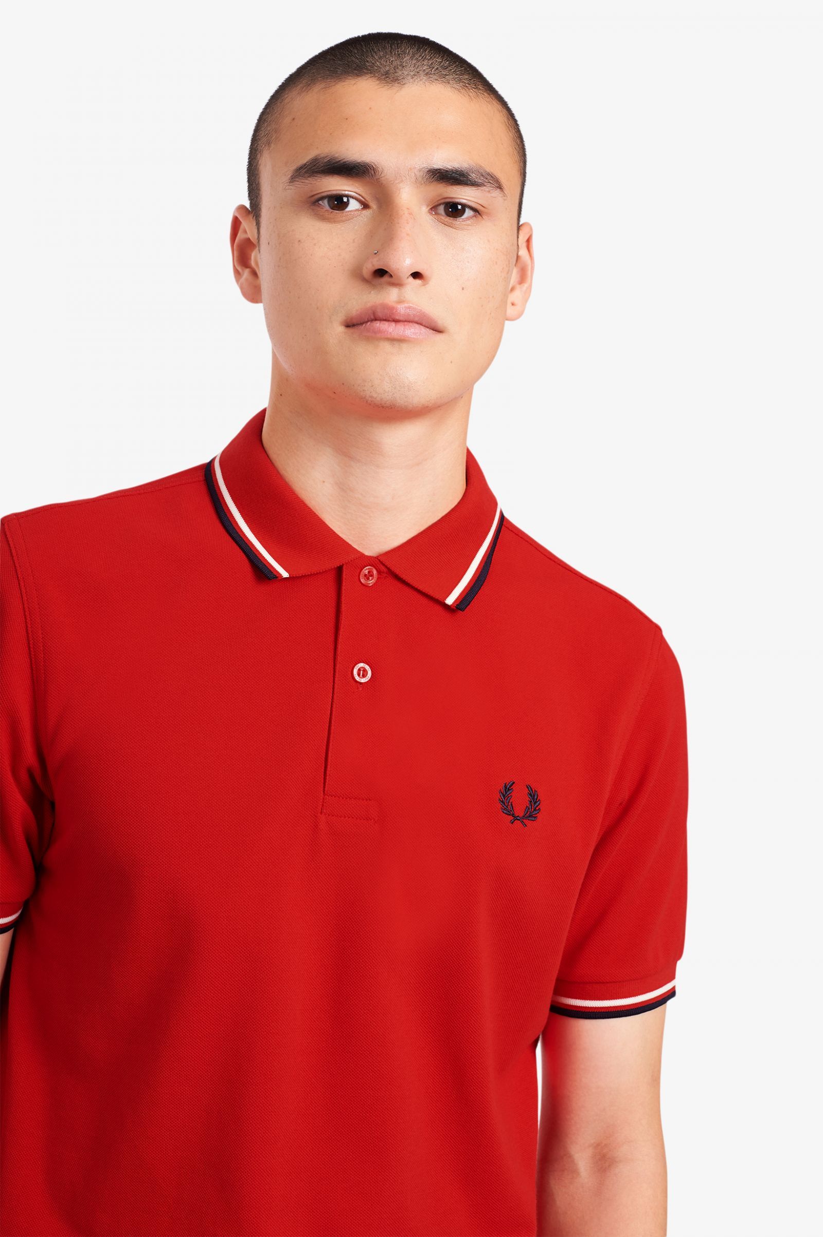 fred perry polo red