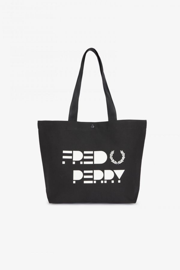 Fred Perry Graphic Tote Bag