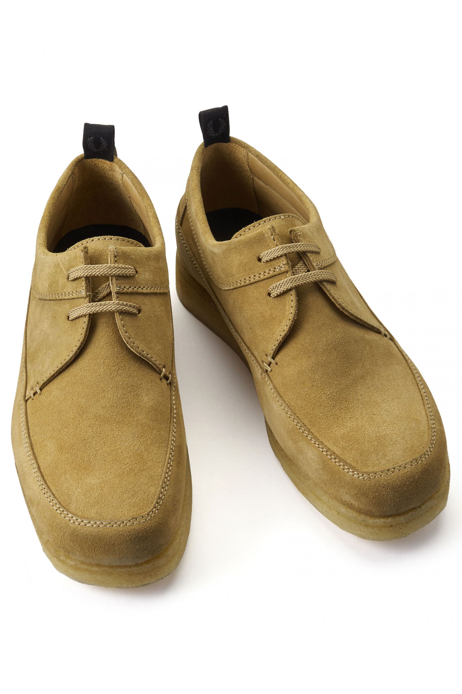 Padmore & Barnes Suede Willow Low Warm Stone | Fred Perry US