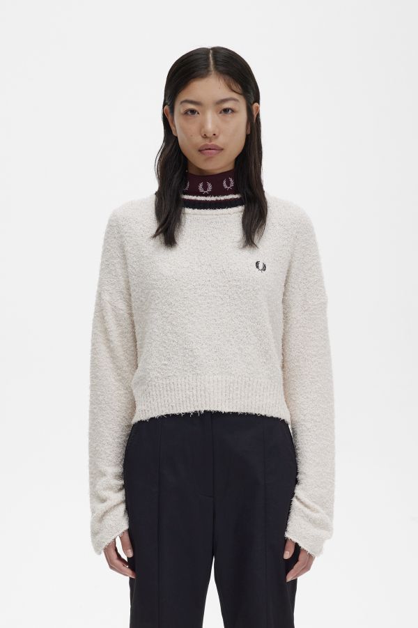 Boucle Cropped Jumper