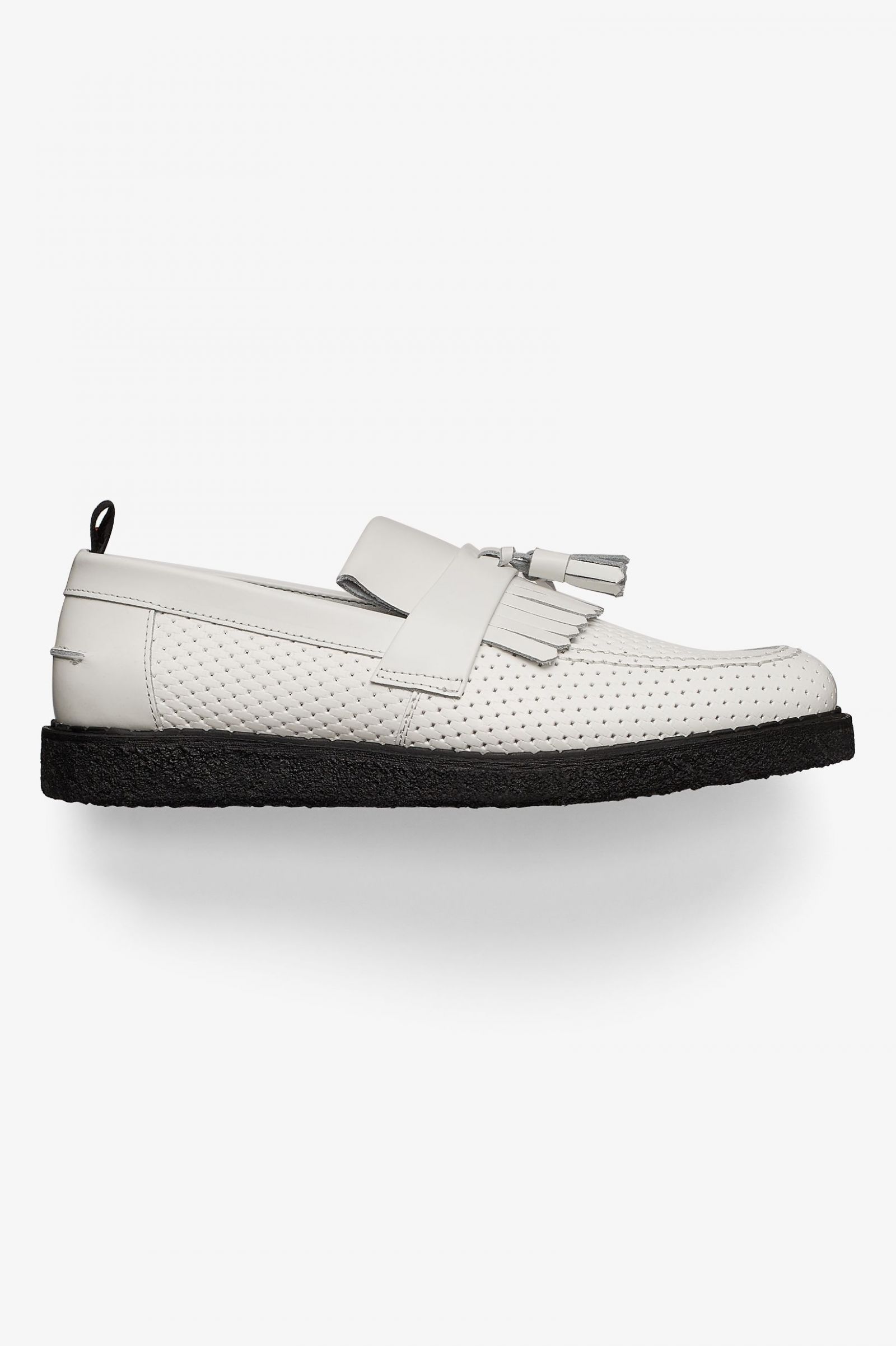 white designer loafers