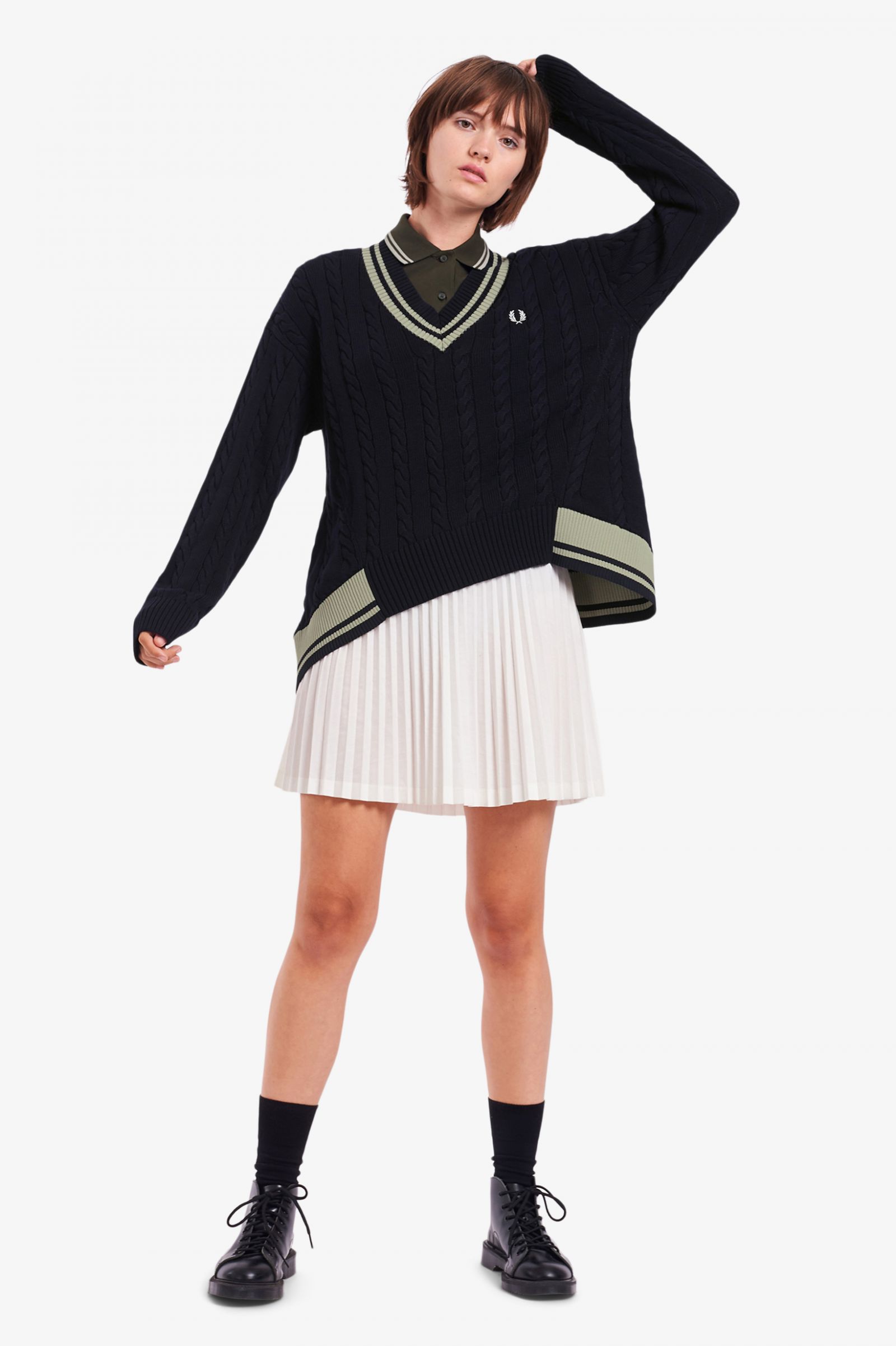 fashion fred perry cardigan