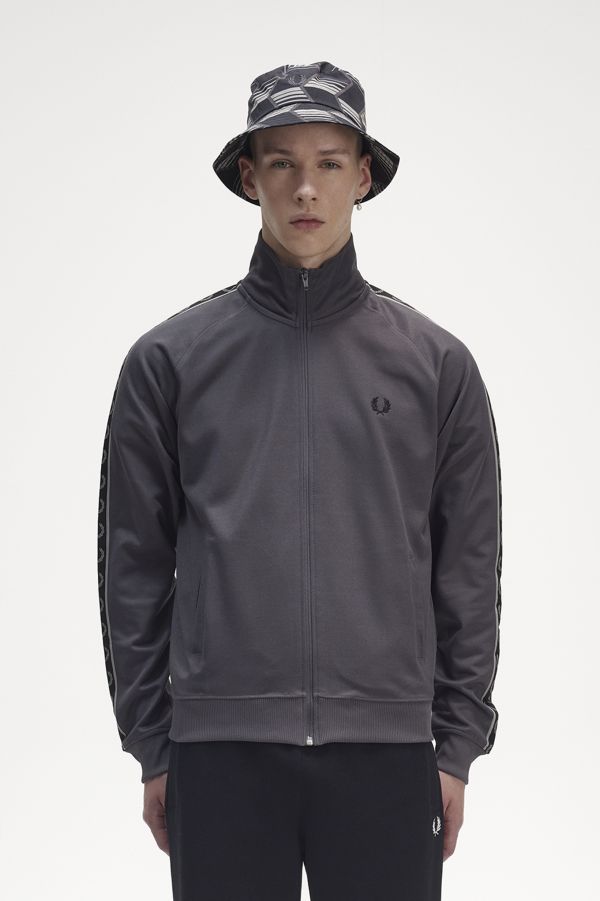 Contrast Tape Track Jacket