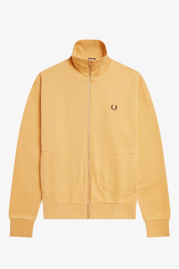 Veste de survêtement en coton bouclé