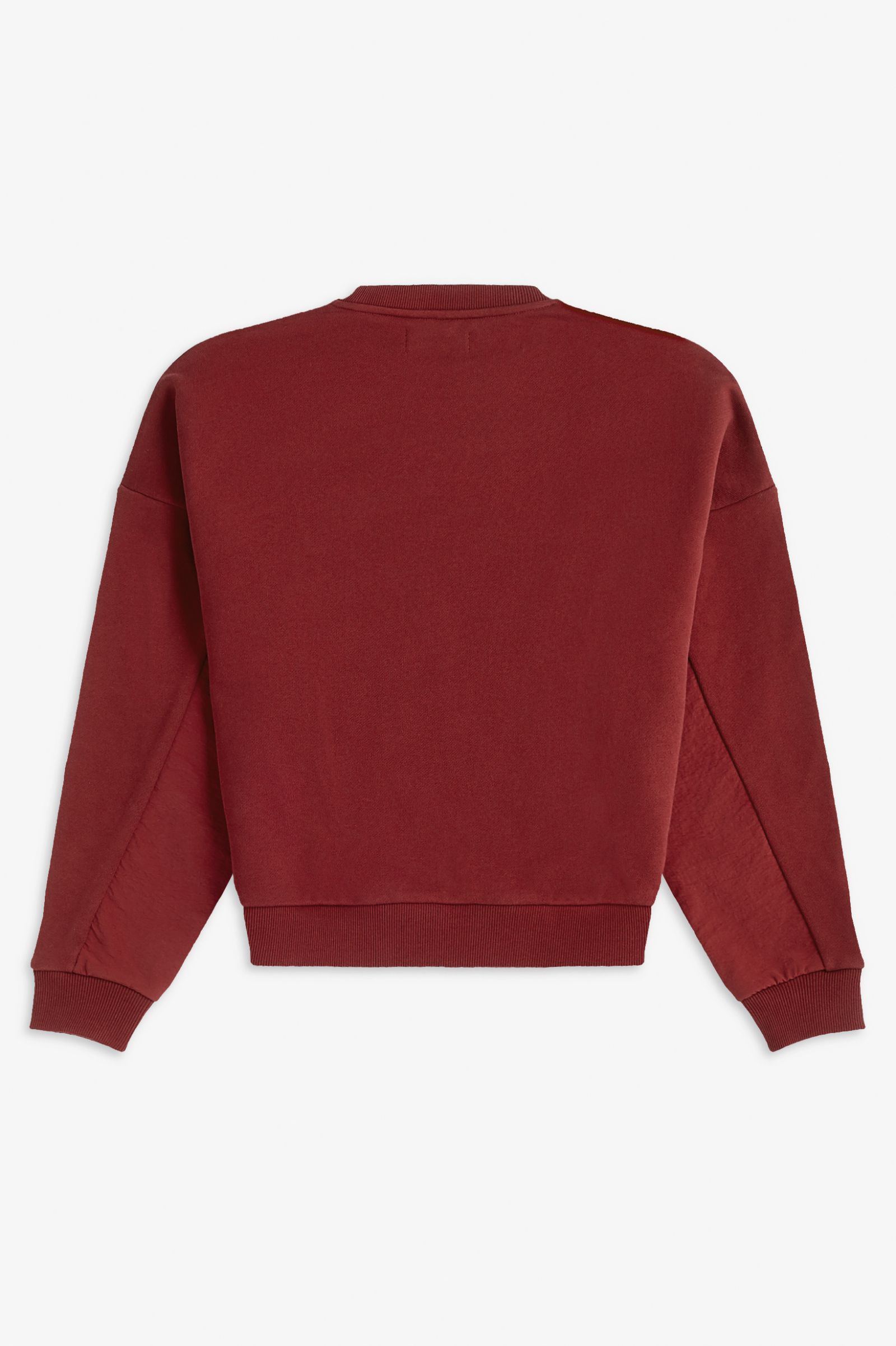 dark red sweatshirt