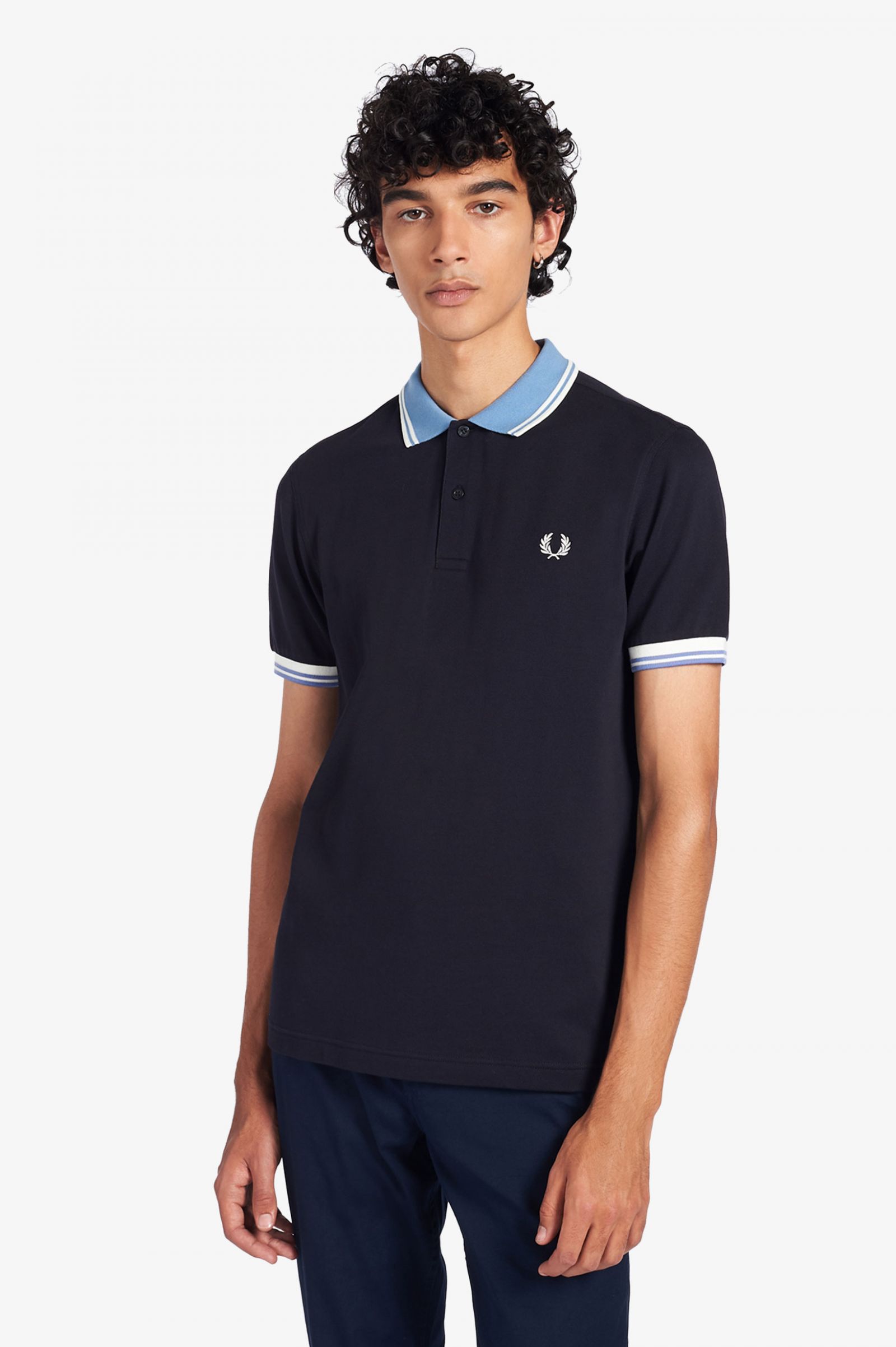 fred perry polo shirt navy