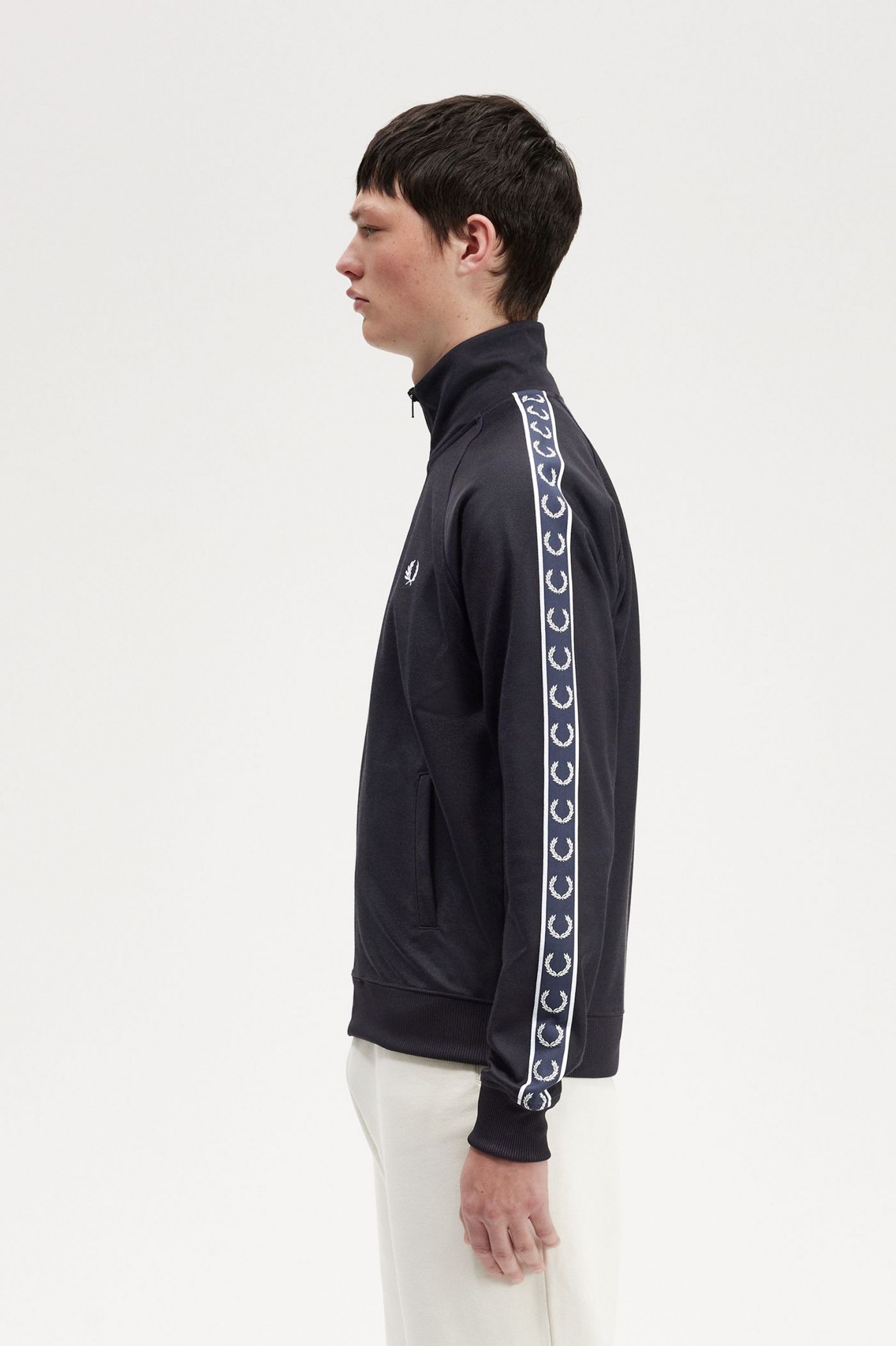 Contrast Tape Track Jacket Navy / Navy Men's Track Jackets Track