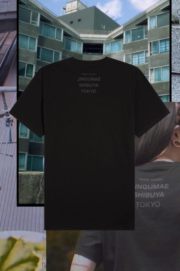 T-shirt à bordures contrastantes Tokyo