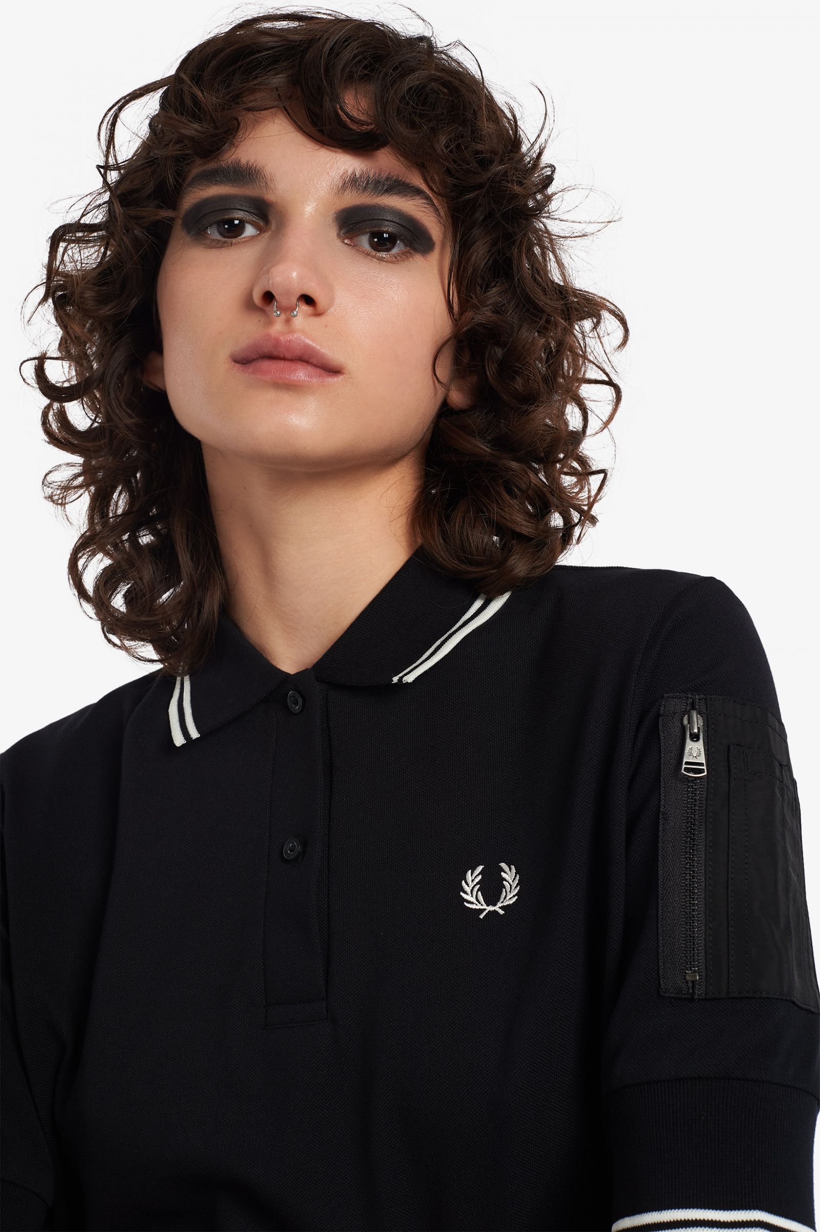 womens fred perry top