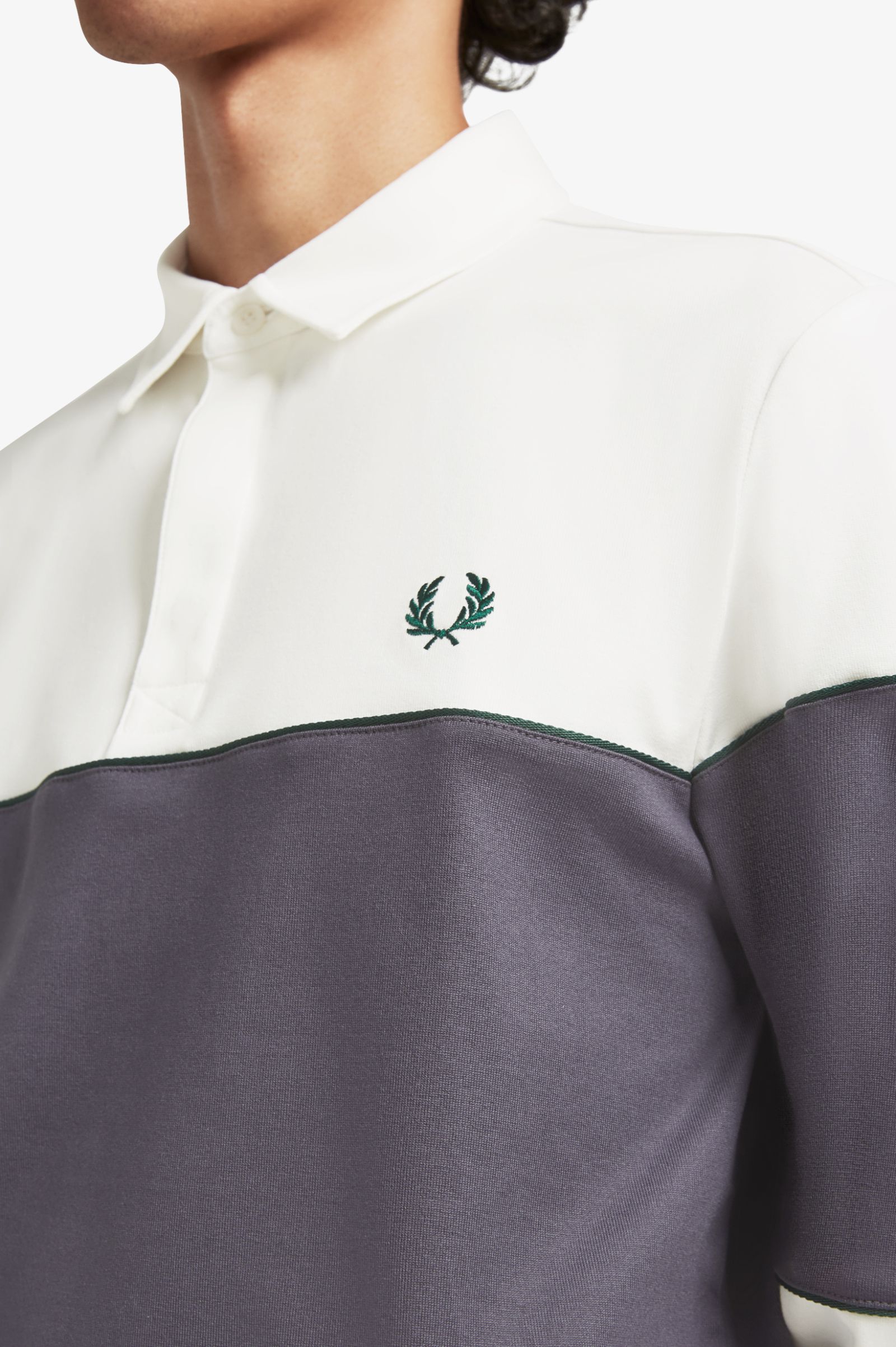 fred perry long sleeve polo shirt