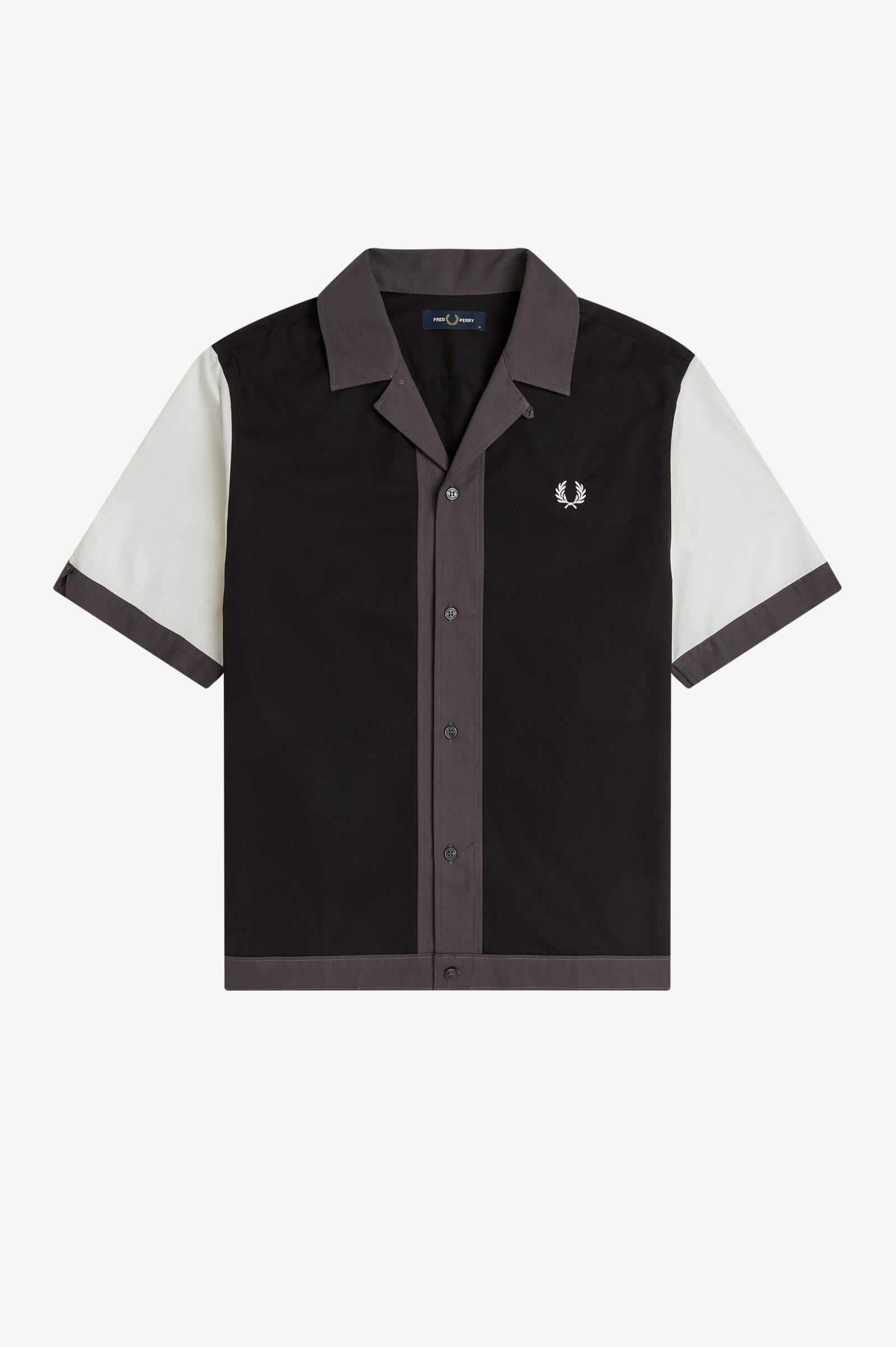 fred perry block collar