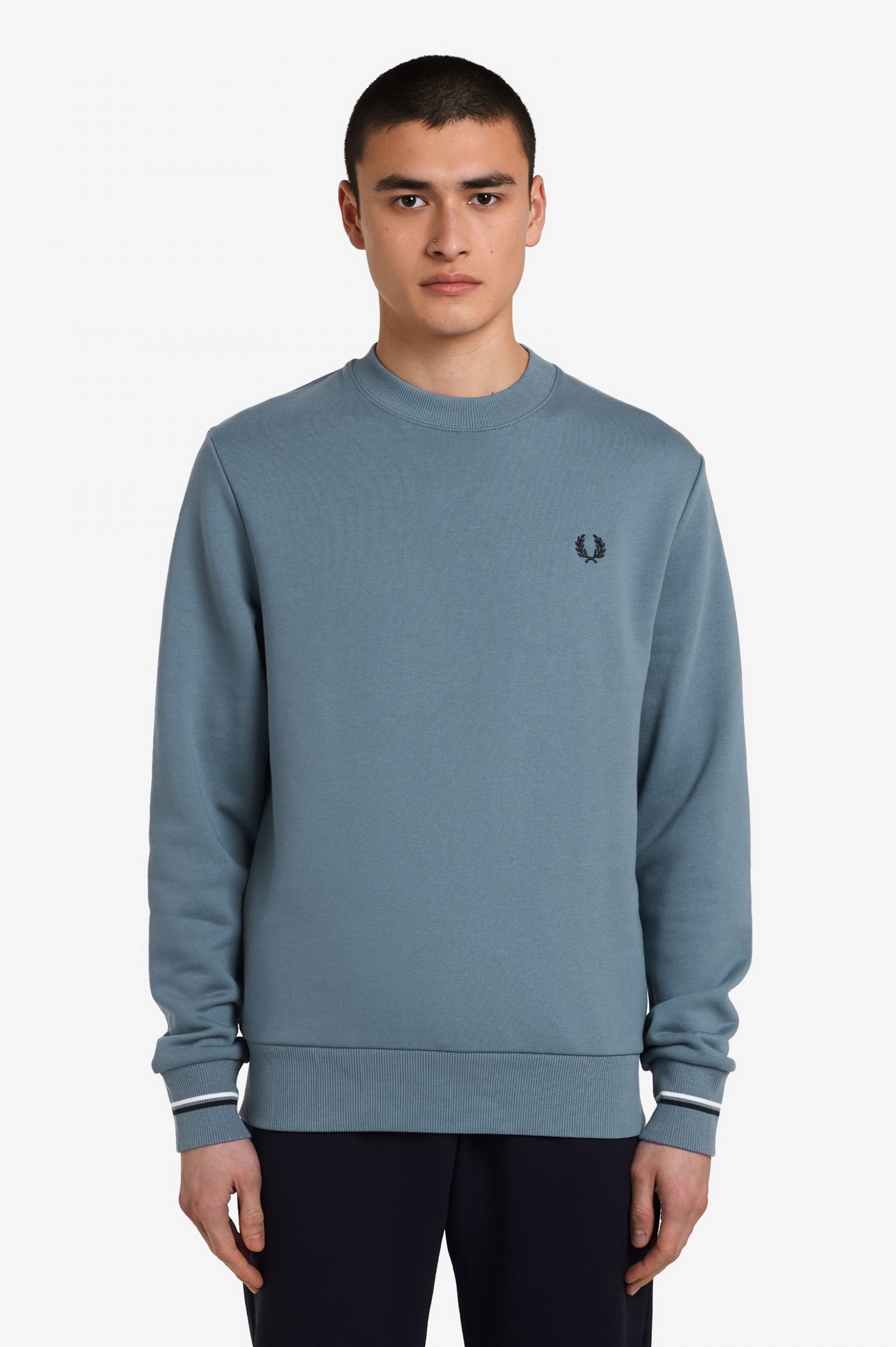 fred perry crew neck sweatshirt