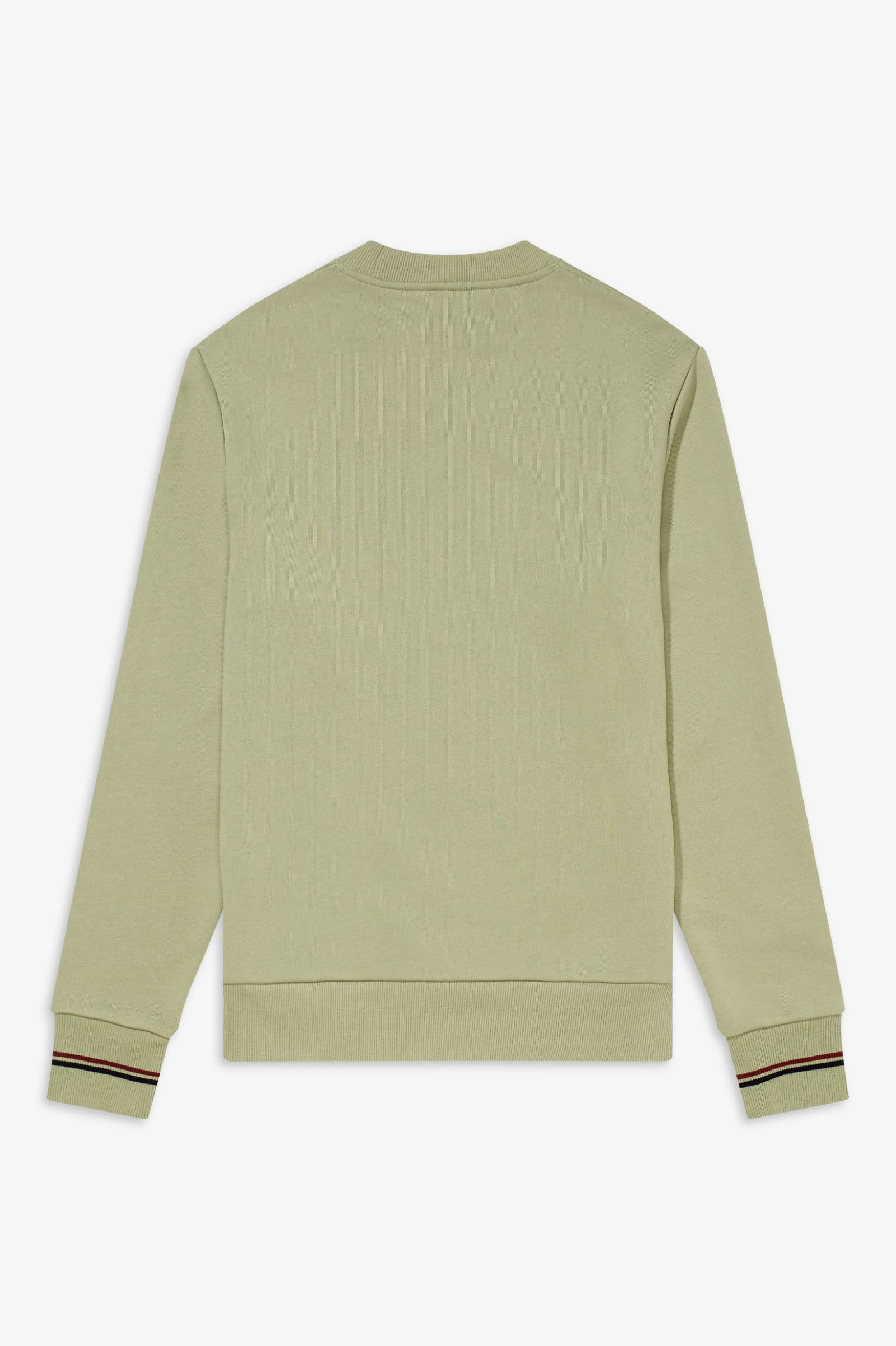 fred perry colour block crew sweatshirt