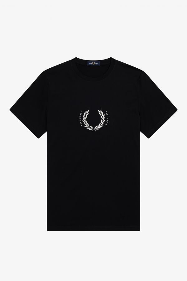 T-Shirt Con Logo Circolare