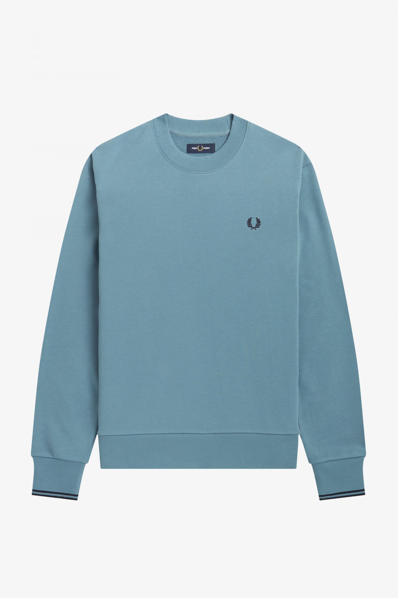 Fred Perry Mens Twin Tipped Crew Neck Jumper 
