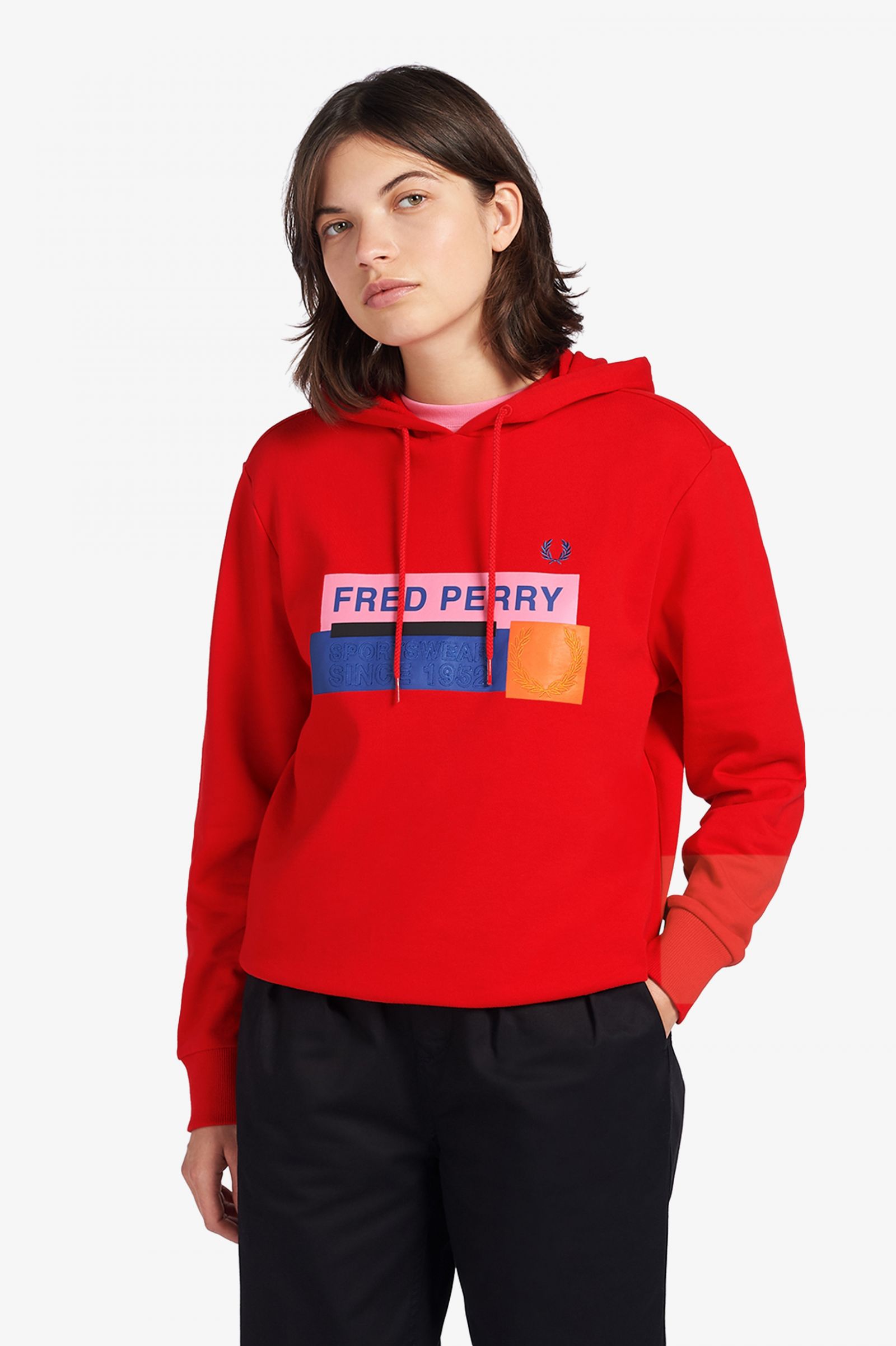 fred perry hooded sweatshirt