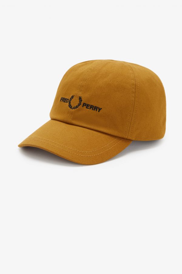 قبعة من قطن التويل مزينة برسمة شعار العلامة التجارية
