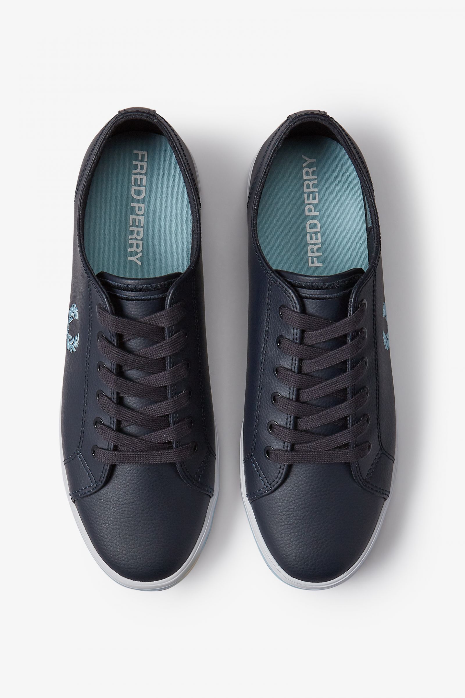 fred perry navy trainers