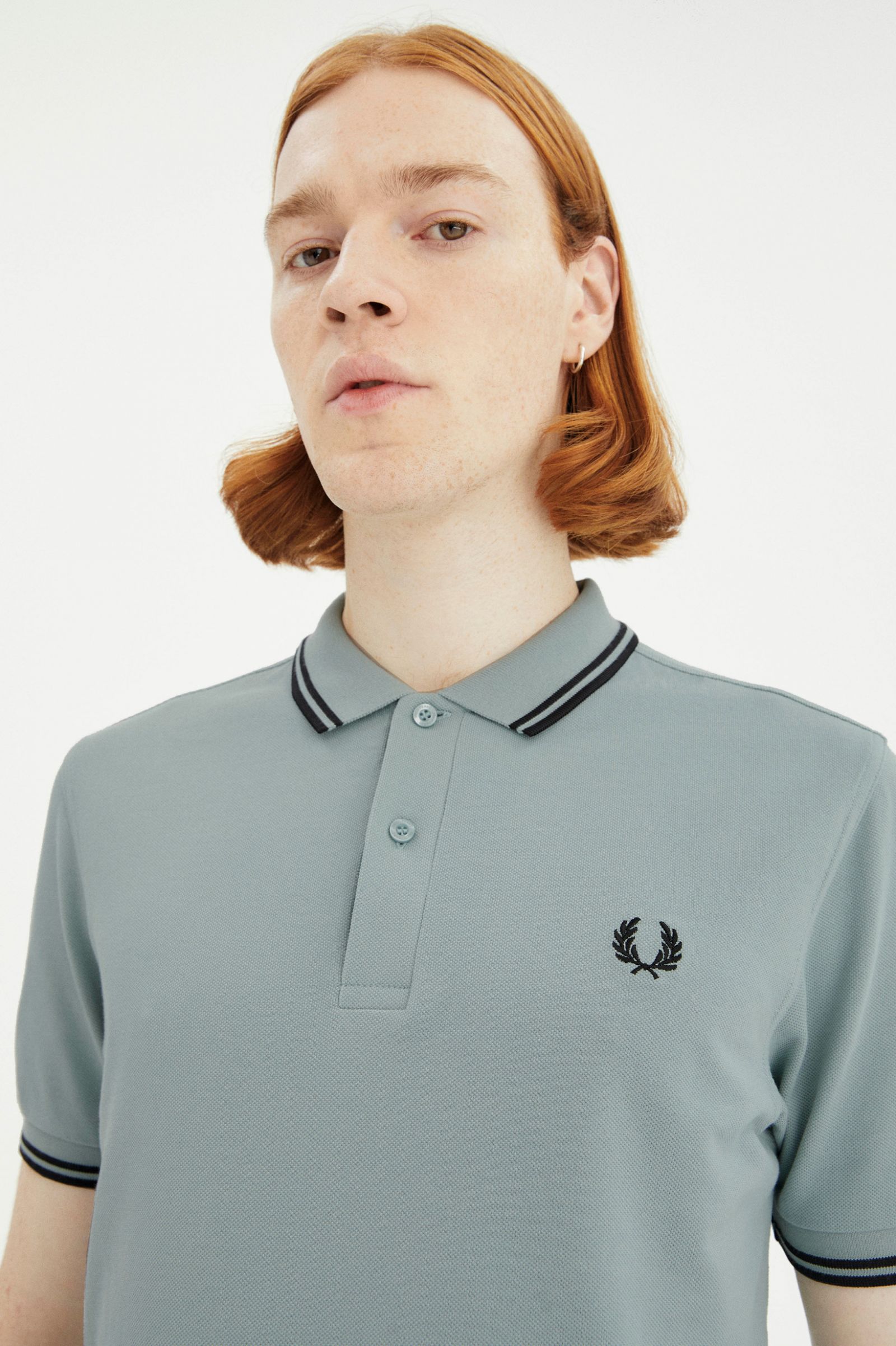 Mens Clothing T-shirts Polo shirts Fred Perry Cotton Twin-tipped M3600 Polo Shirt in Blue for Men 
