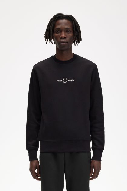 Men's Sweatshirts | Sports Graphic Sweatshirts & Hoodies | Fred Perry UK