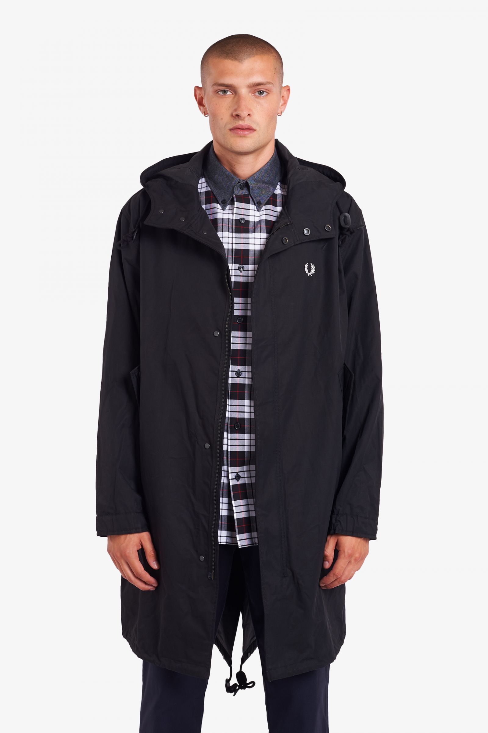 Fred Perry Parka Black Flash Sales, SAVE 53%.