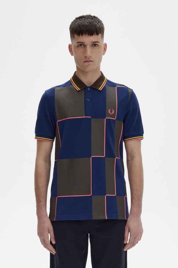 Polo Fred Perry a scacchi