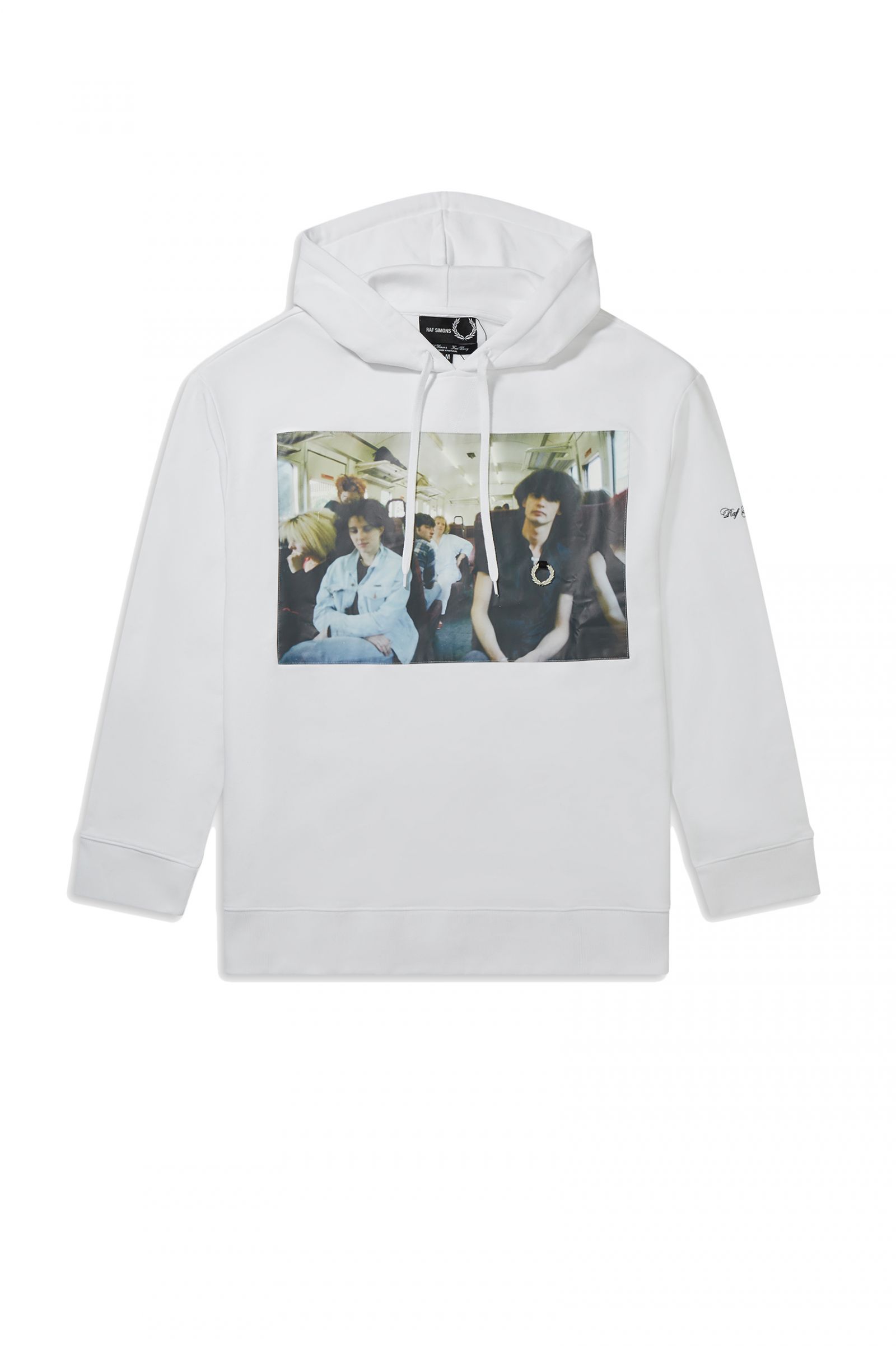 raf simons zip up hoodie