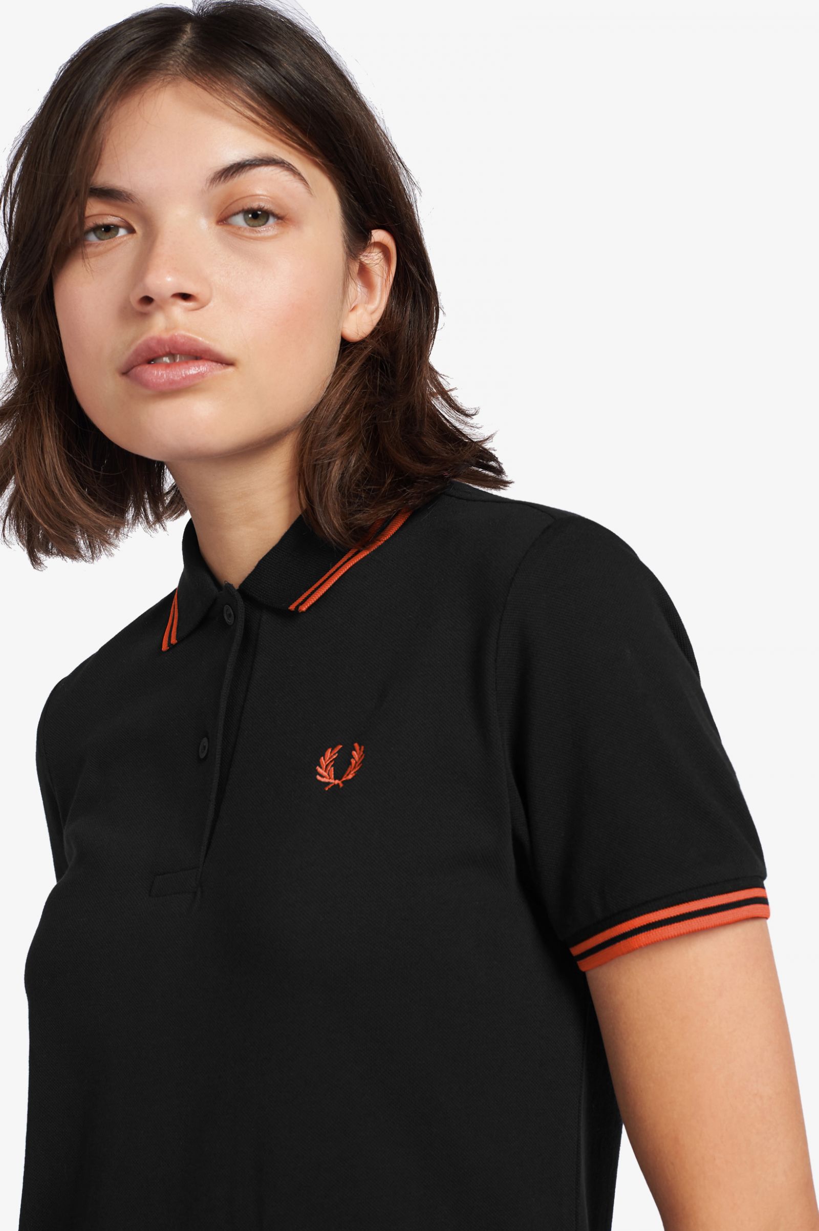 women's fred perry polo shirt