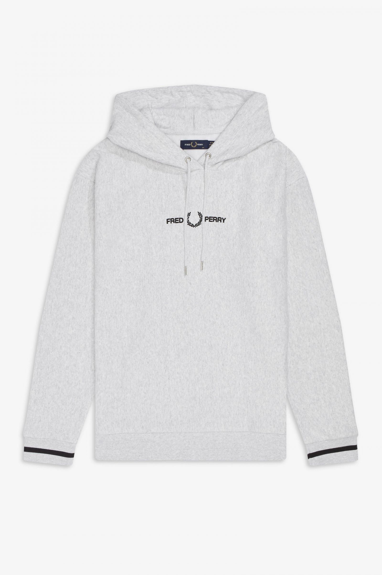 fred perry grey hoodie